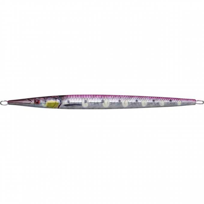 Блесна SAVAGE GEAR 3D Needle Jig 19см 80г sinking pink flash glow dots PHP 63972