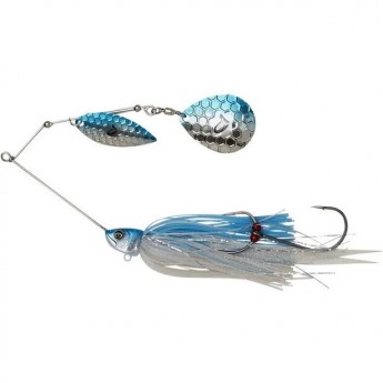 Блесна SAVAGE GEAR Da'Bush Spinnerbait 21см 55г Sinking Blue Silver