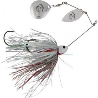 Блесна SAVAGE GEAR Da'Bush Spinnerbait 21см 55г Sinking White Silver