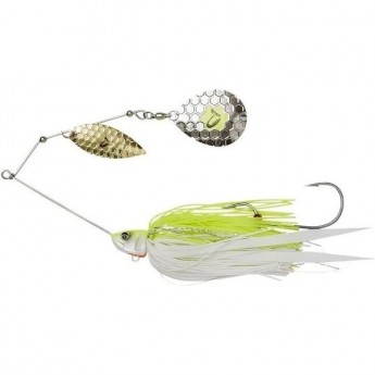 Блесна SAVAGE GEAR Da'Bush Spinnerbait 21см 55г Sinking Yellow White Silver