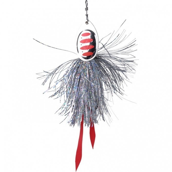 Блесна SAVAGE GEAR P-Spinner 7 27g 01-Silver Red 50748