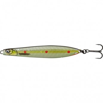 Блесна SAVAGE GEAR Seeker ISP 9.8см 23г Sinking Motoroil Red Dots UV