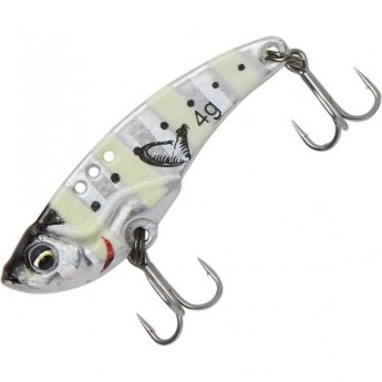 Блесна SAVAGE GEAR Vib Blade SW 45 FS 8,5гр Zebra Glow