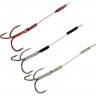 Оснастка SAVAGE GEAR Carbon49 Stinger #6 6.5cm 13kg 3pcs 54878