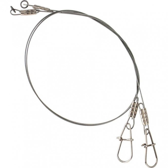 Поводки SAVAGE GEAR 1x7 Titanium Spin Trace 35cm 0.40mm 15kg Needlesnap/Swive 54876