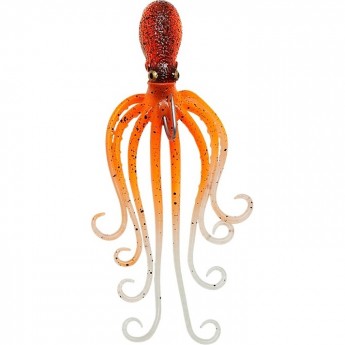 Приманка SAVAGE GEAR 3D Octopus 185g 20cm UV Orange Glow Приманка SAVAGE GEAR 3D Octopus 185g 20cm UV Orange Glow