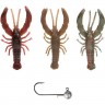 Приманка SAVAGE GEAR 3D Reaction Crayfish 7.5cm Kit 3+1 57635