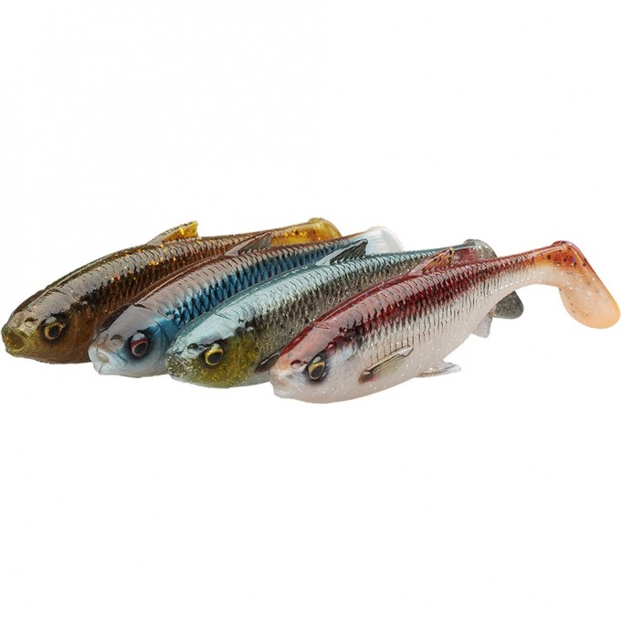 Приманка SAVAGE GEAR 3D River Roach 14см 28г Clear Water Mix 4PCS 74307