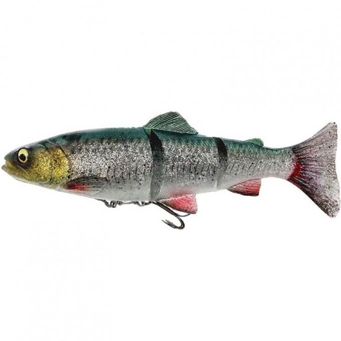 Приманка SAVAGE GEAR 4D Line Thru Trout 25cm 180g Slow Sinking Green Silver 73989