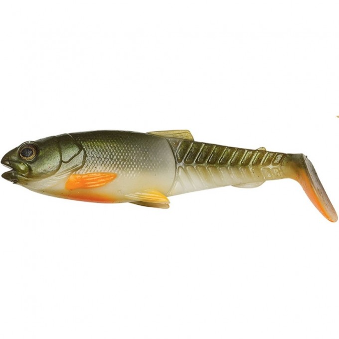Приманка SAVAGE GEAR Craft Cannibal Paddletail 10.5см 12г Olive Pearl Hot Orange 71816