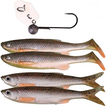 Приманка SAVAGE GEAR Crazy Blade Bleak kit 10cm 4+1pcs 04-Green Pearl Silver Приманка SAVAGE GEAR Crazy Blade Bleak kit 10cm 4+1pcs 04-Green Pearl Silver