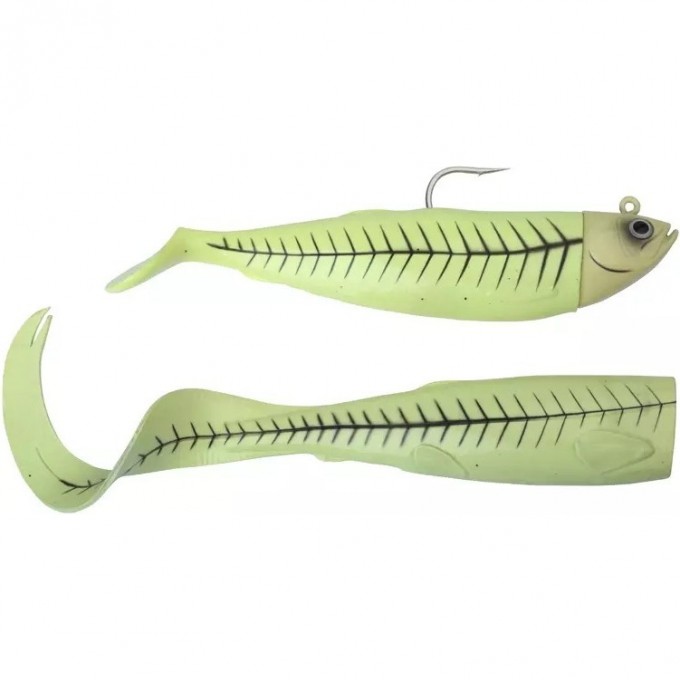 Приманка SAVAGE GEAR Cutbait Herring Kit 250 19-Green Glow 49156