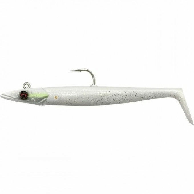 Приманка SAVAGE GEAR Sandeel V2 15.5см 46г Sinking White Pearl Silver 20шт 72579