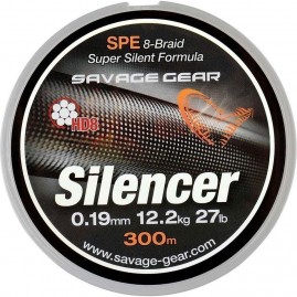 Шнур SAVAGE GEAR HD8 Silencer Braid 120m 0.12mm 13lbs 6.3kg Green
