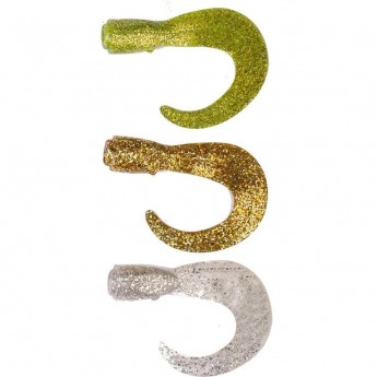 Сменные хвосты для SAVAGE GEAR 3D LB Hard Eel Long 17 3шт Gold/ Silver/ Chart