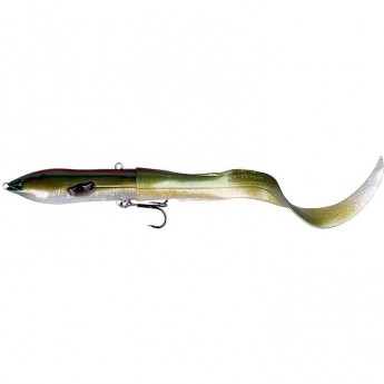Воблер SAVAGE GEAR 3D Hard Eel Tail Bait 17cm 40g SS 10-Green Silver