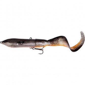 Воблер SAVAGE GEAR 3D Hard Eel Tail Bait 25 Dirty Silver
