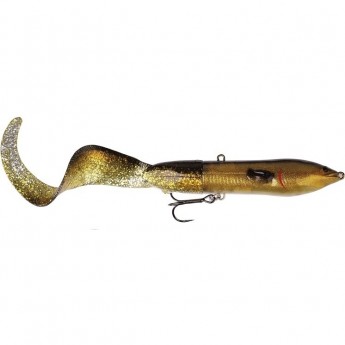 Воблер SAVAGE GEAR 3D Hard Eel Tail Bait 25 Olive Gold