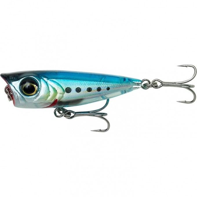 Воблер SAVAGE GEAR 3D Minnow Popper 4.3cm 4g F Ghost Sardine 64074