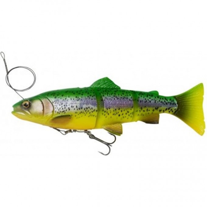 Воблер SAVAGE GEAR 4D Linethru Pulse Tail Trout 20см 102г Slow Sinking Firetrout 73998