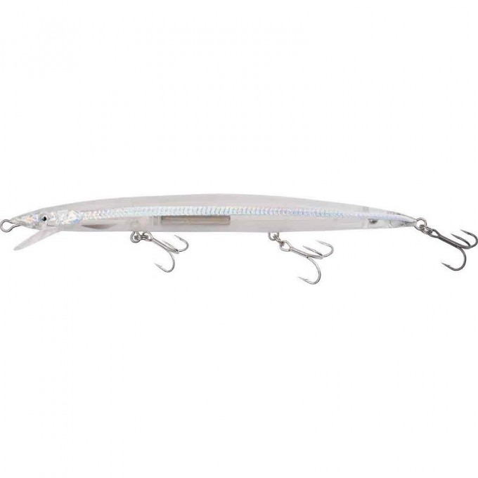 Воблер SAVAGE GEAR Sandeel Jerk minnow 175 25g SF 03-White Flash 57328